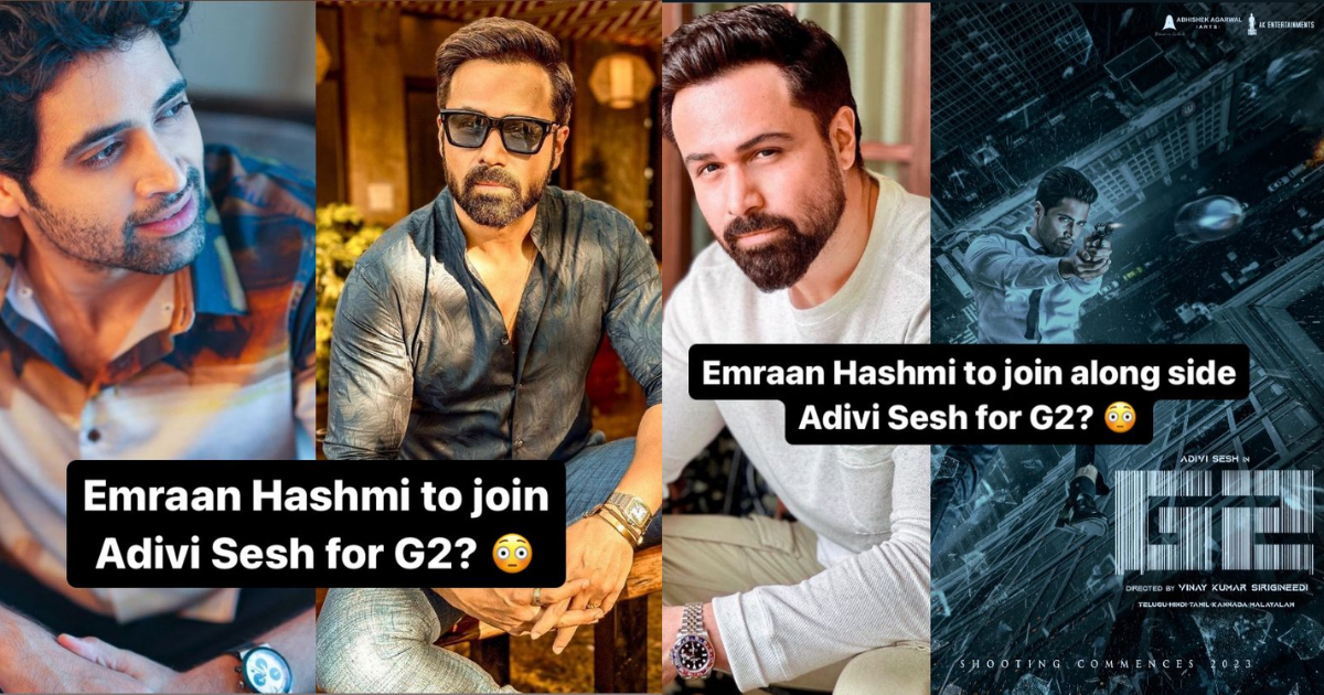 Is Emraan Hashmi a part of Adivi Sesh starrer G2?